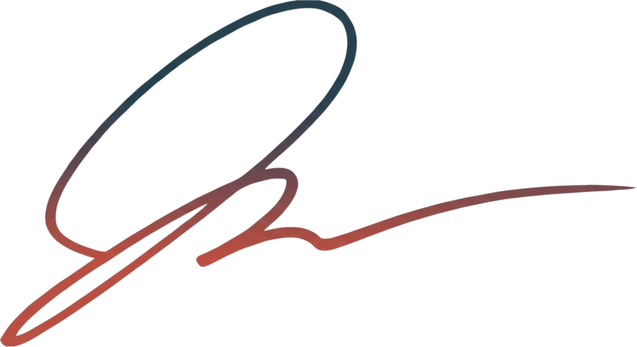 Jesse Wood signature, color
